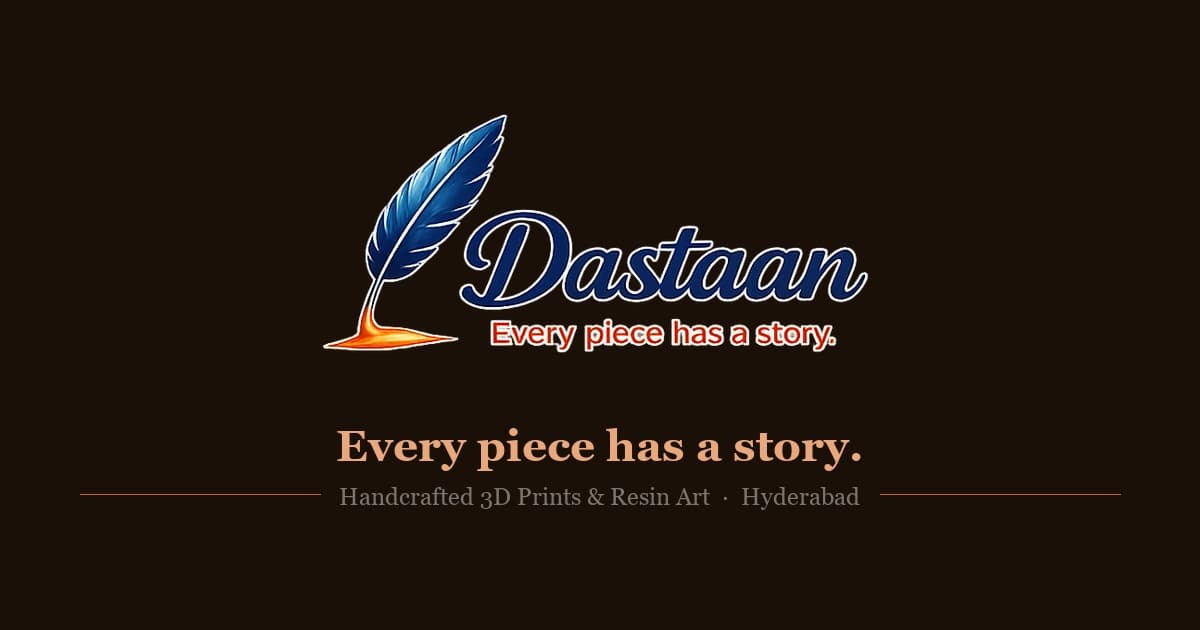 Dastaan studio — design and preparation for resin and 3D printed pieces