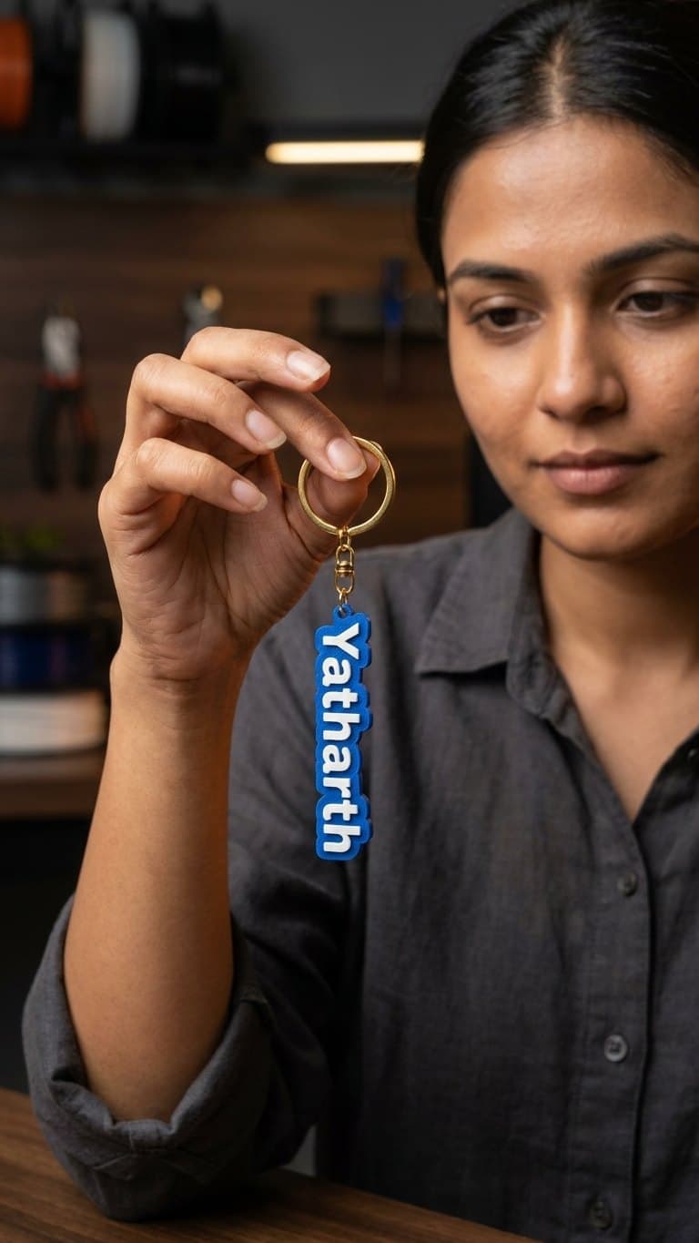 Custom Name Resin Keychain — detail view 14
