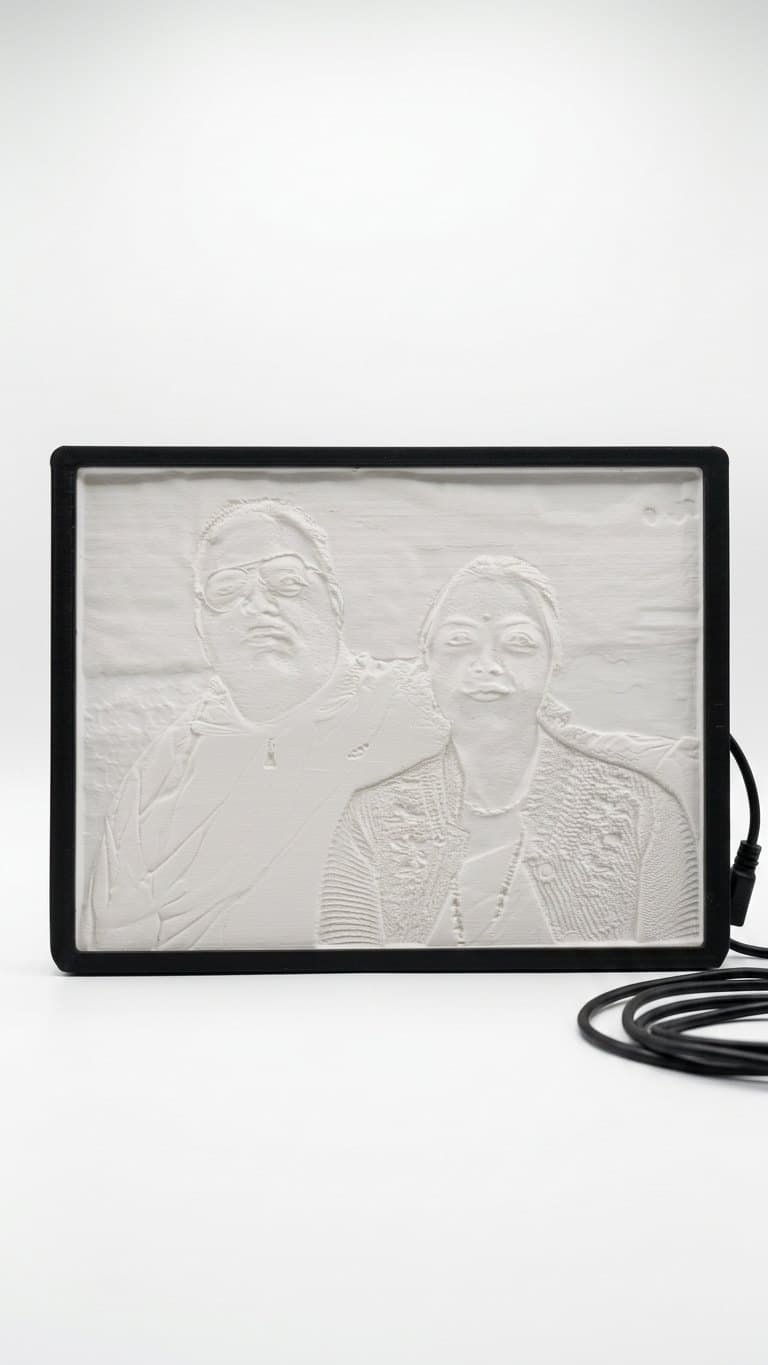 Custom Lithophane Photo Frame — detail view 5