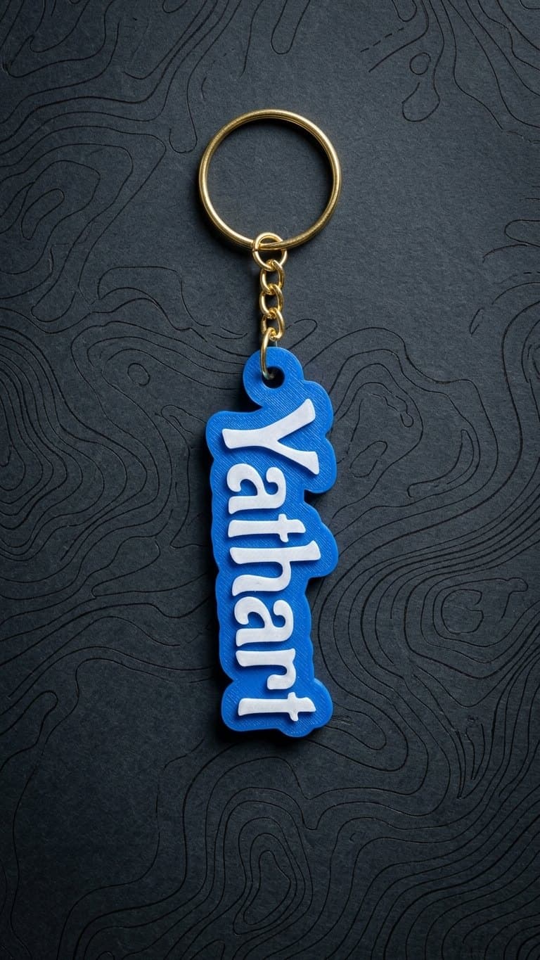 Custom Name Resin Keychain — detail view 16