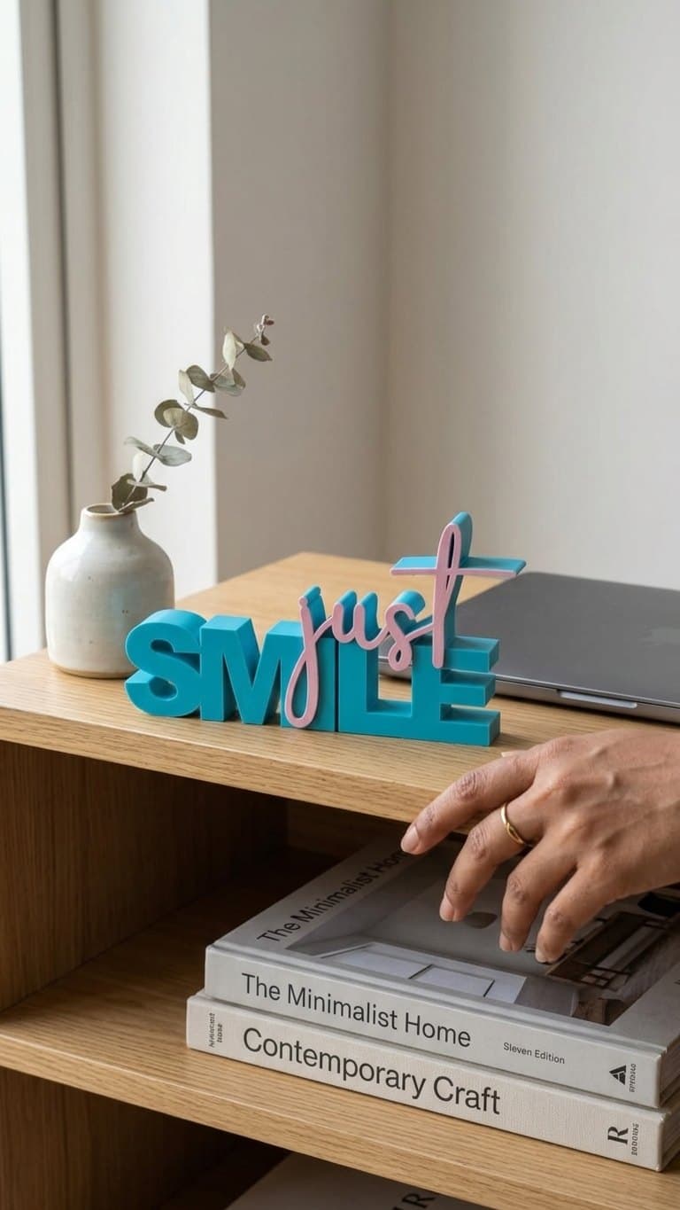 Just Smile Sign — detail view 9