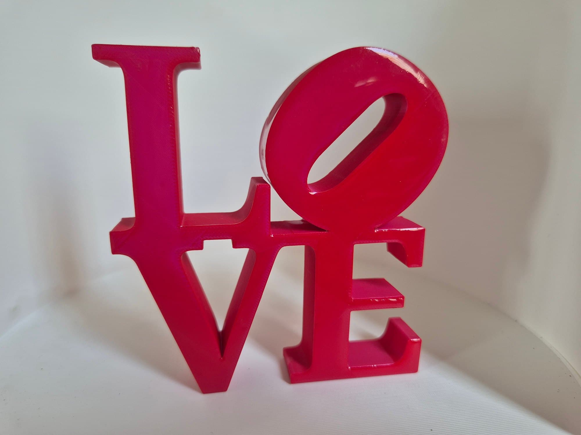 Red Love Letter Sign — main product photo