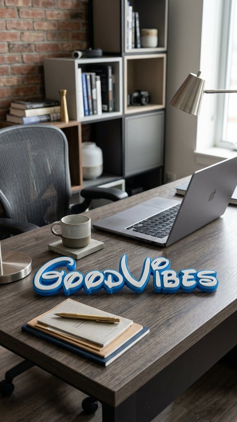 Good Vibes Sign — detail view 4