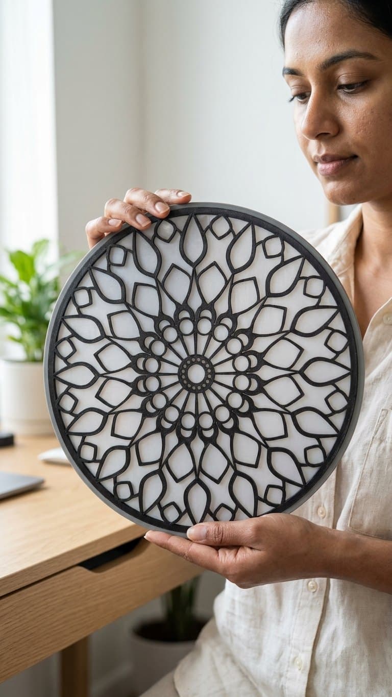 Mandala Art Wall Lamp — detail view 5