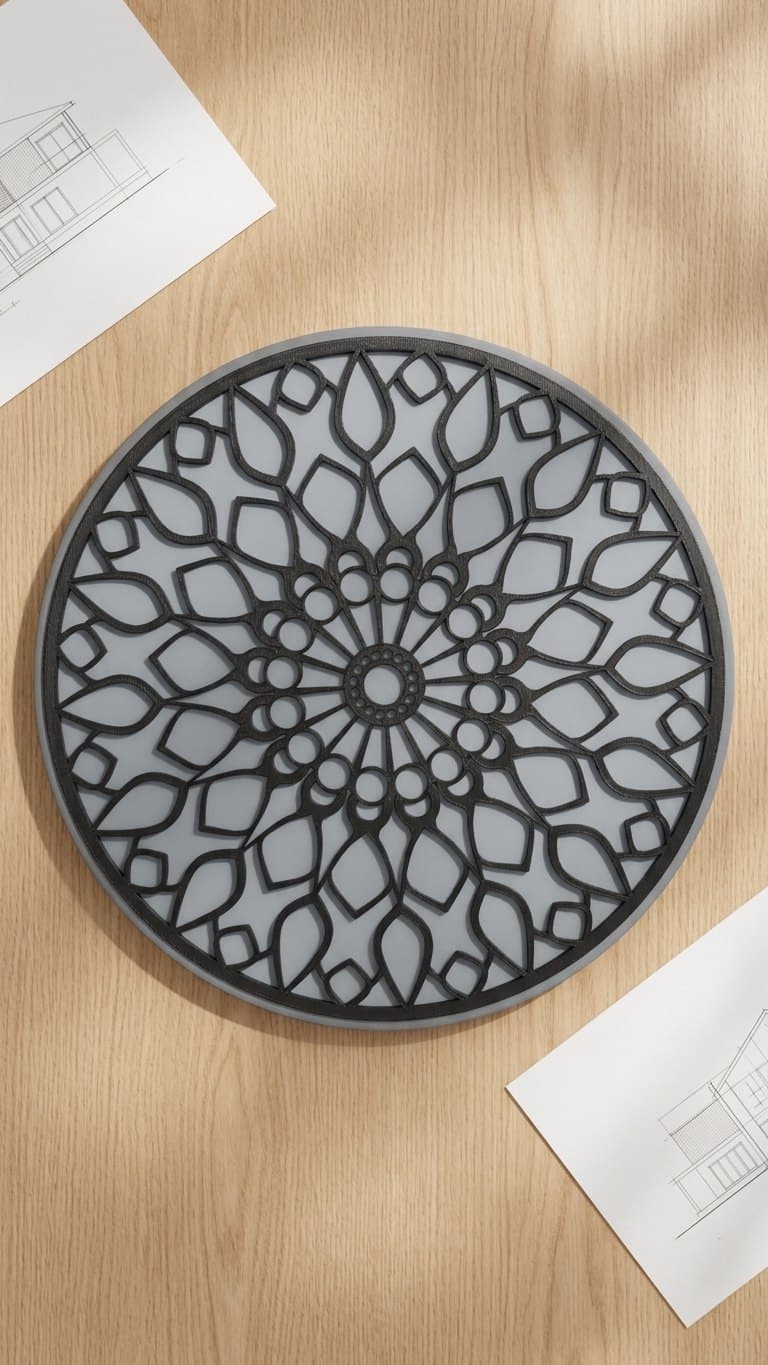 Mandala Art Wall Lamp — detail view 6