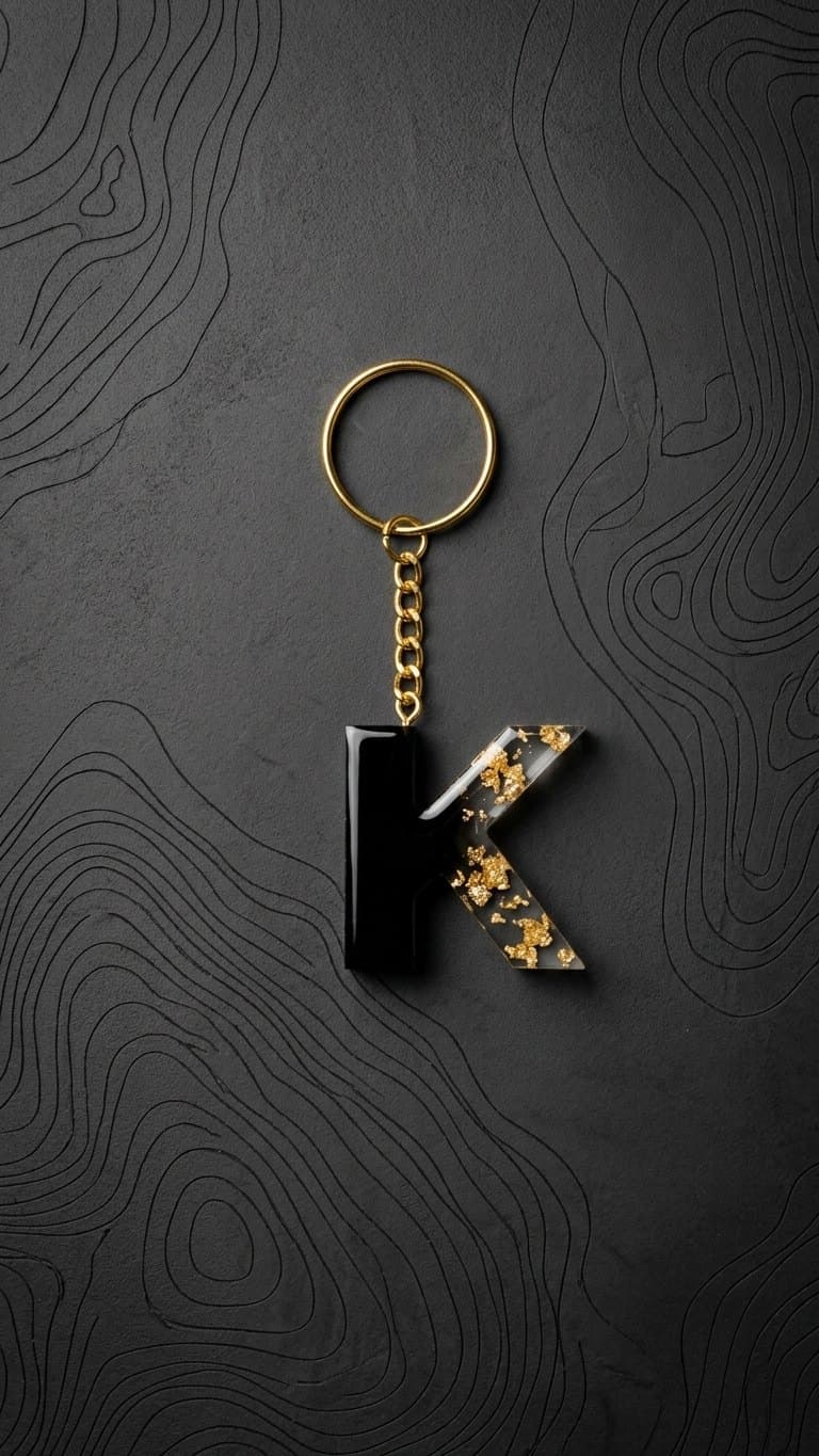 Dual Color Keychains — lit vs unlit view