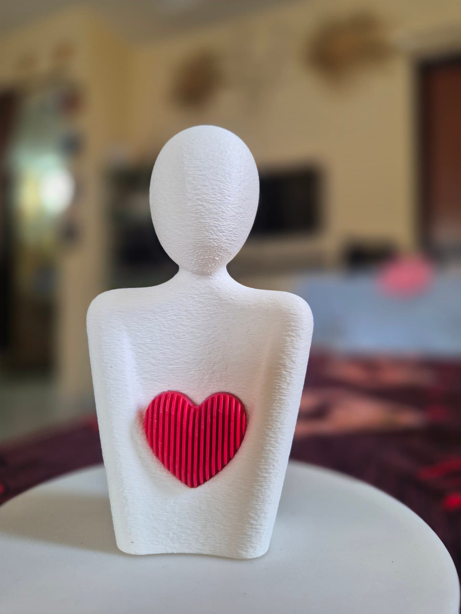 Statue With Heart — Handcrafted 3D Print by Dastaan Hyderabad