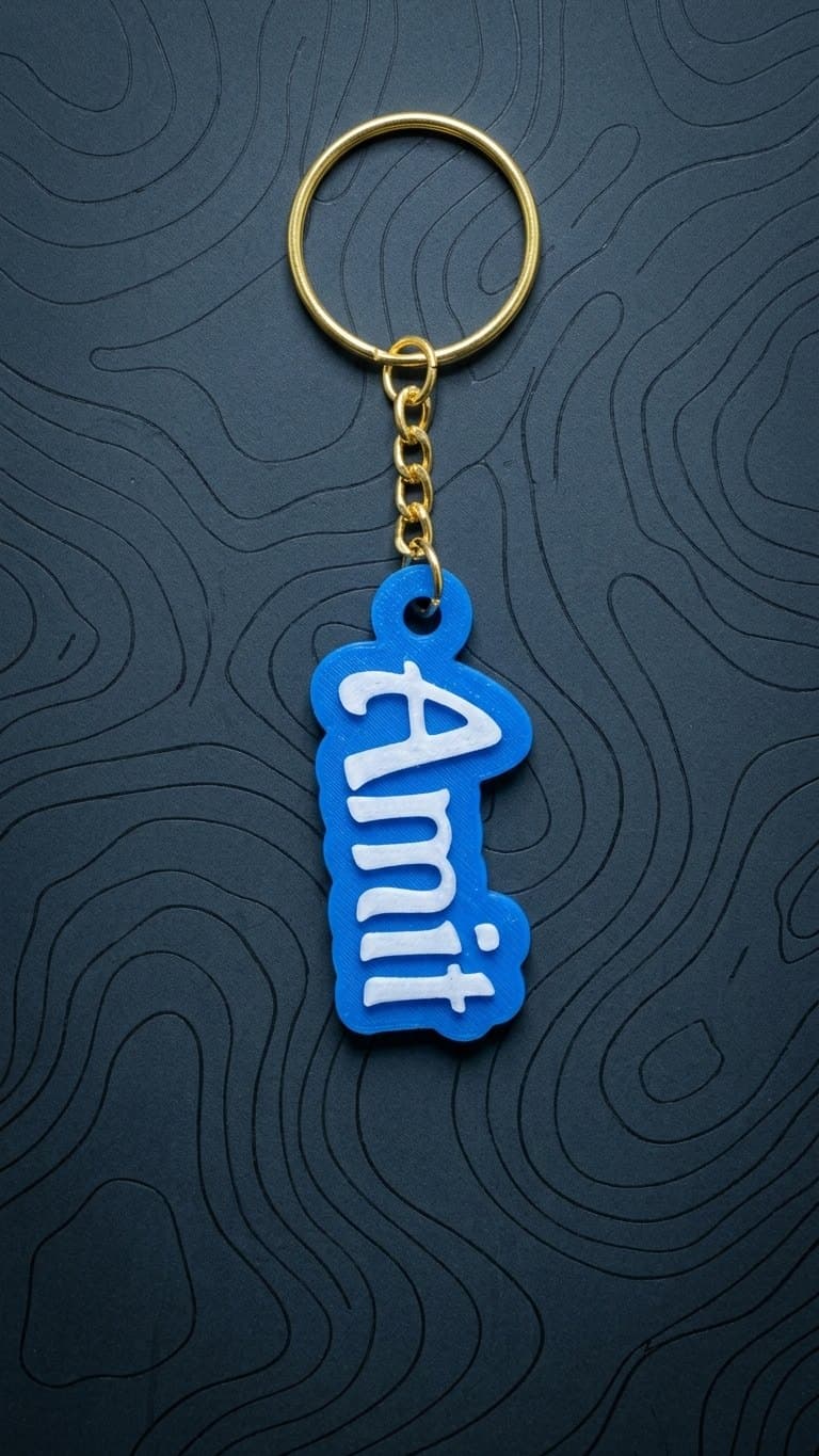Custom Name Resin Keychain — detail view 17
