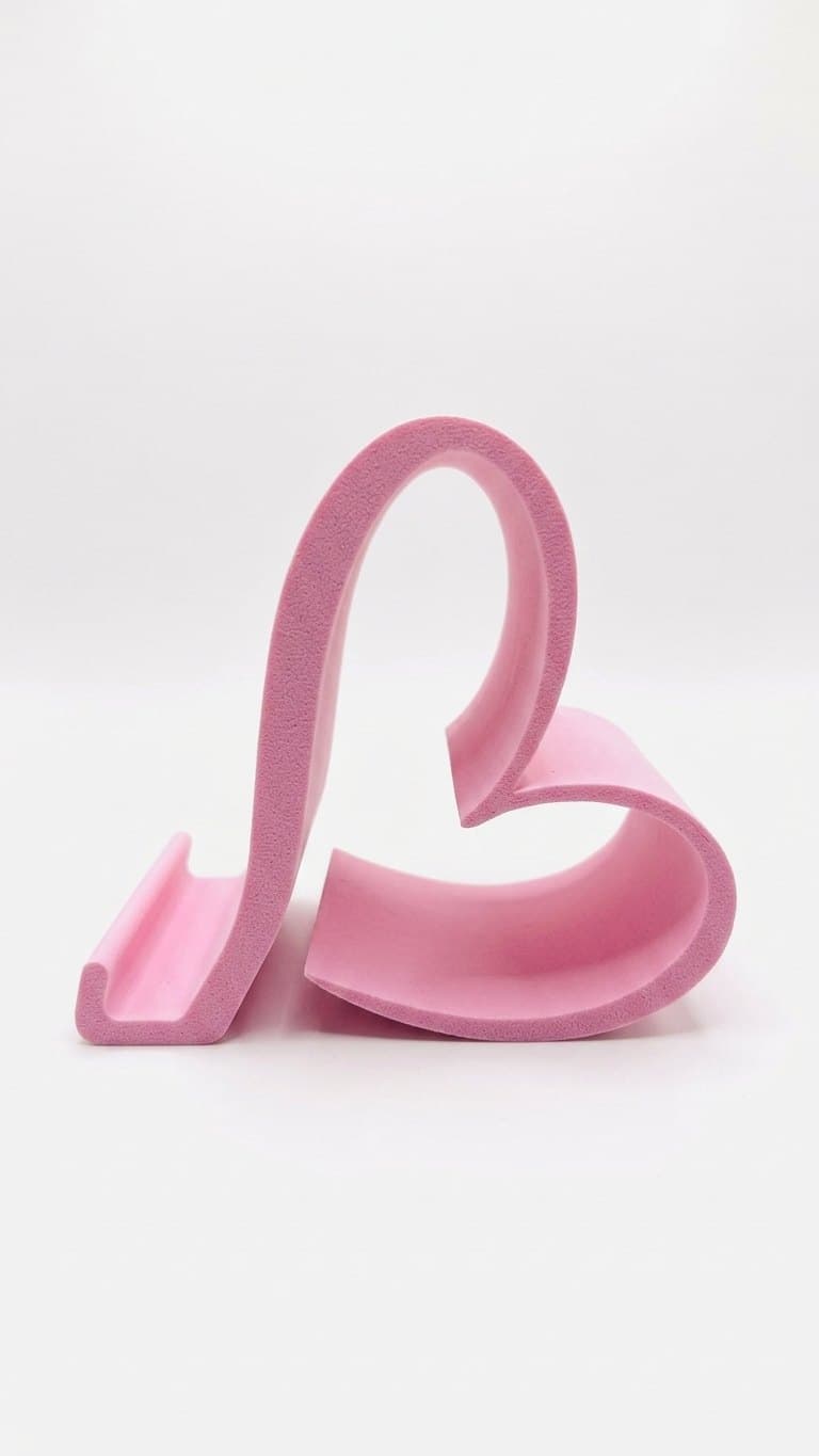 Blush Pink Heart Phone Stand — detail view 5