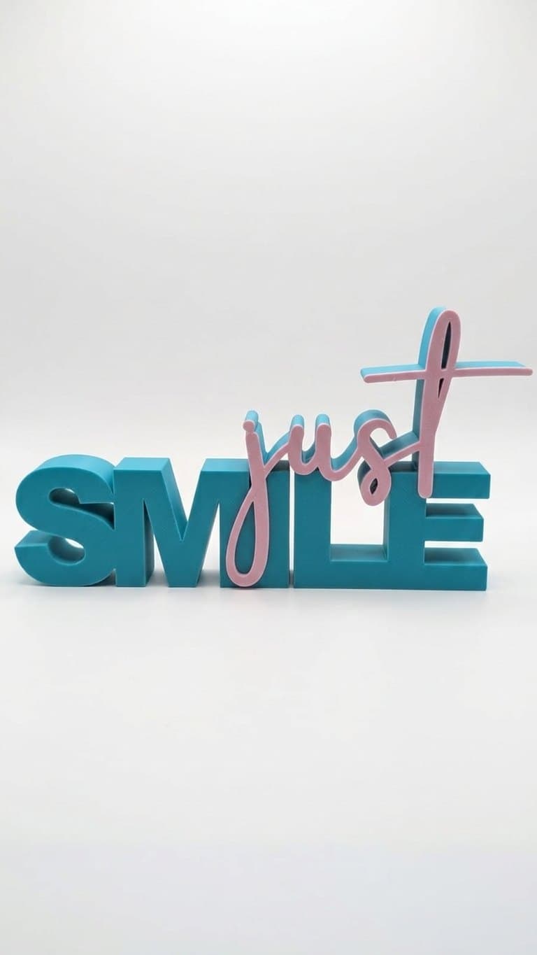 Just Smile Sign — detail view 8