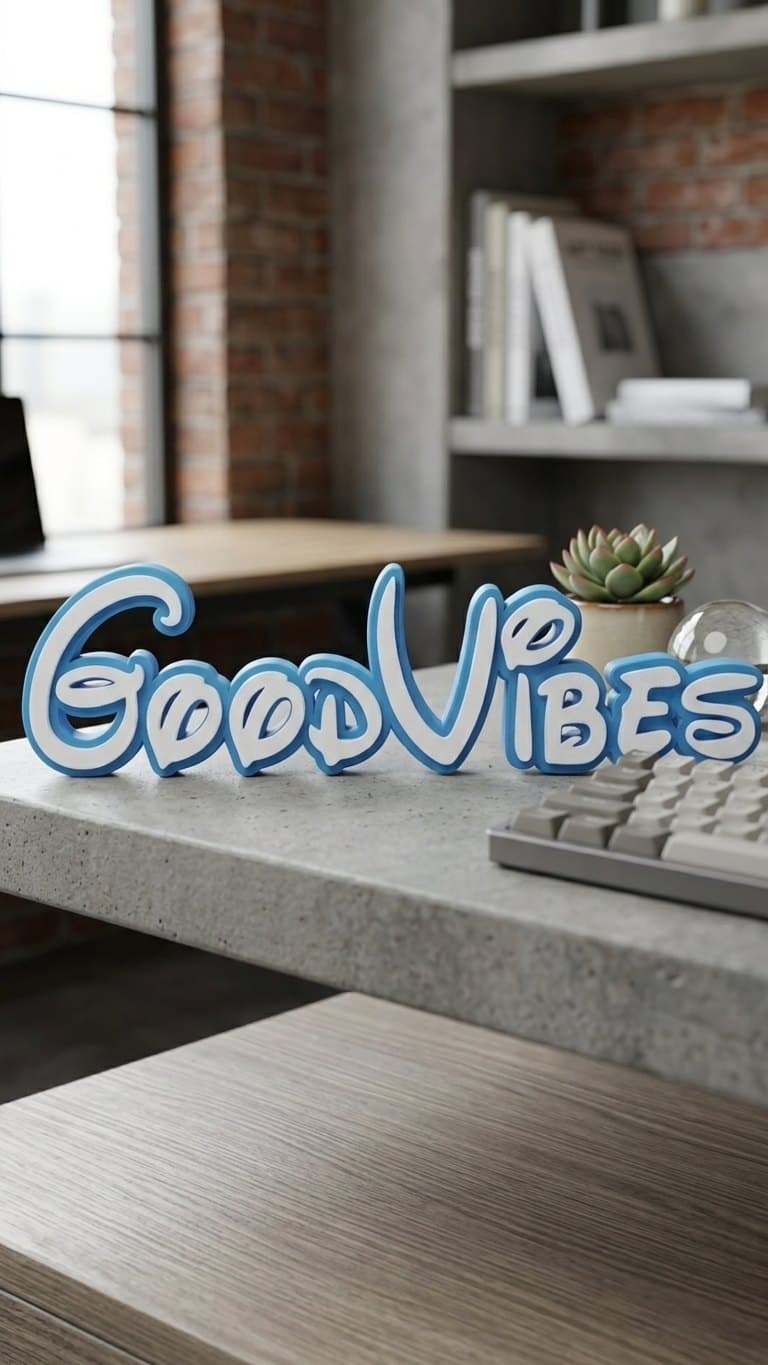 Good Vibes Sign — Handcrafted Home Decor by Dastaan Hyderabad