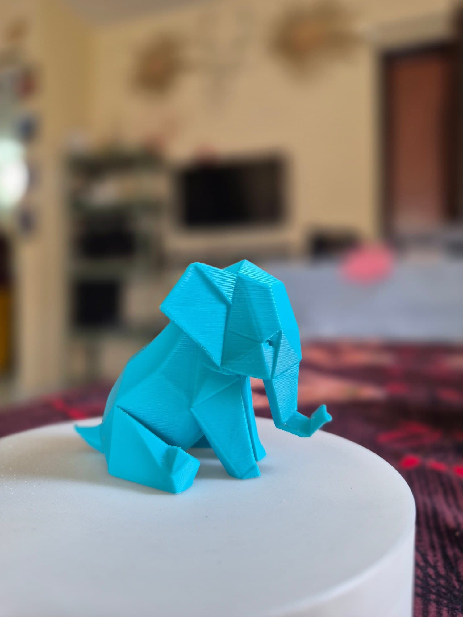 Paper Fold Elephant — size and scale reference