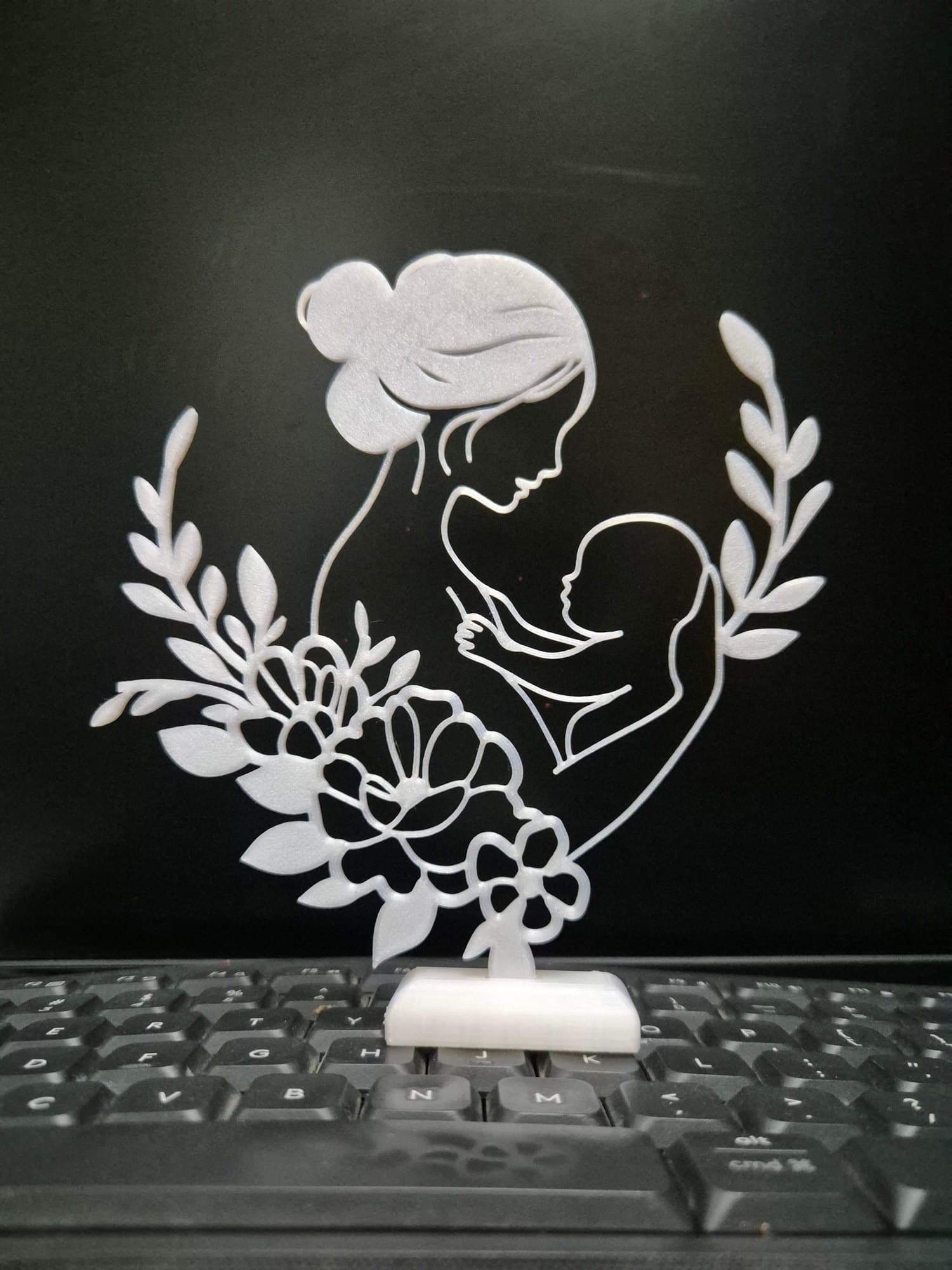 Maa Line Art — Handcrafted 3D Print by Dastaan Hyderabad