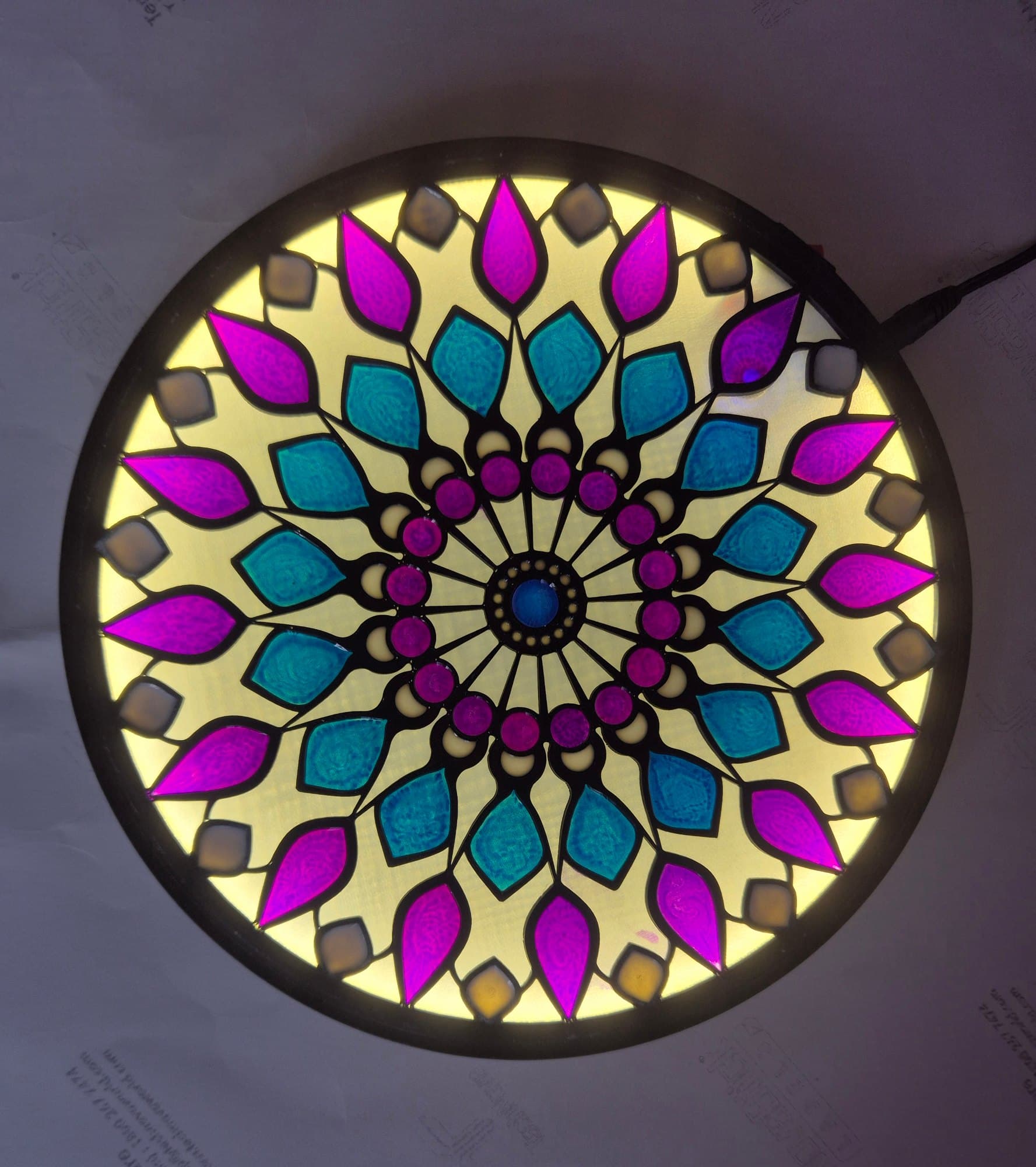 Resin Filled Mandalas — Handcrafted by Dastaan