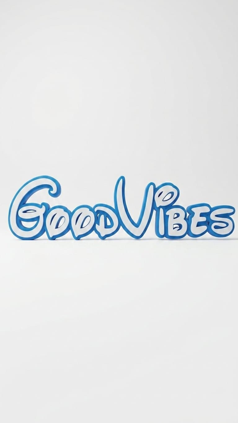 Good Vibes Sign — detail view 5