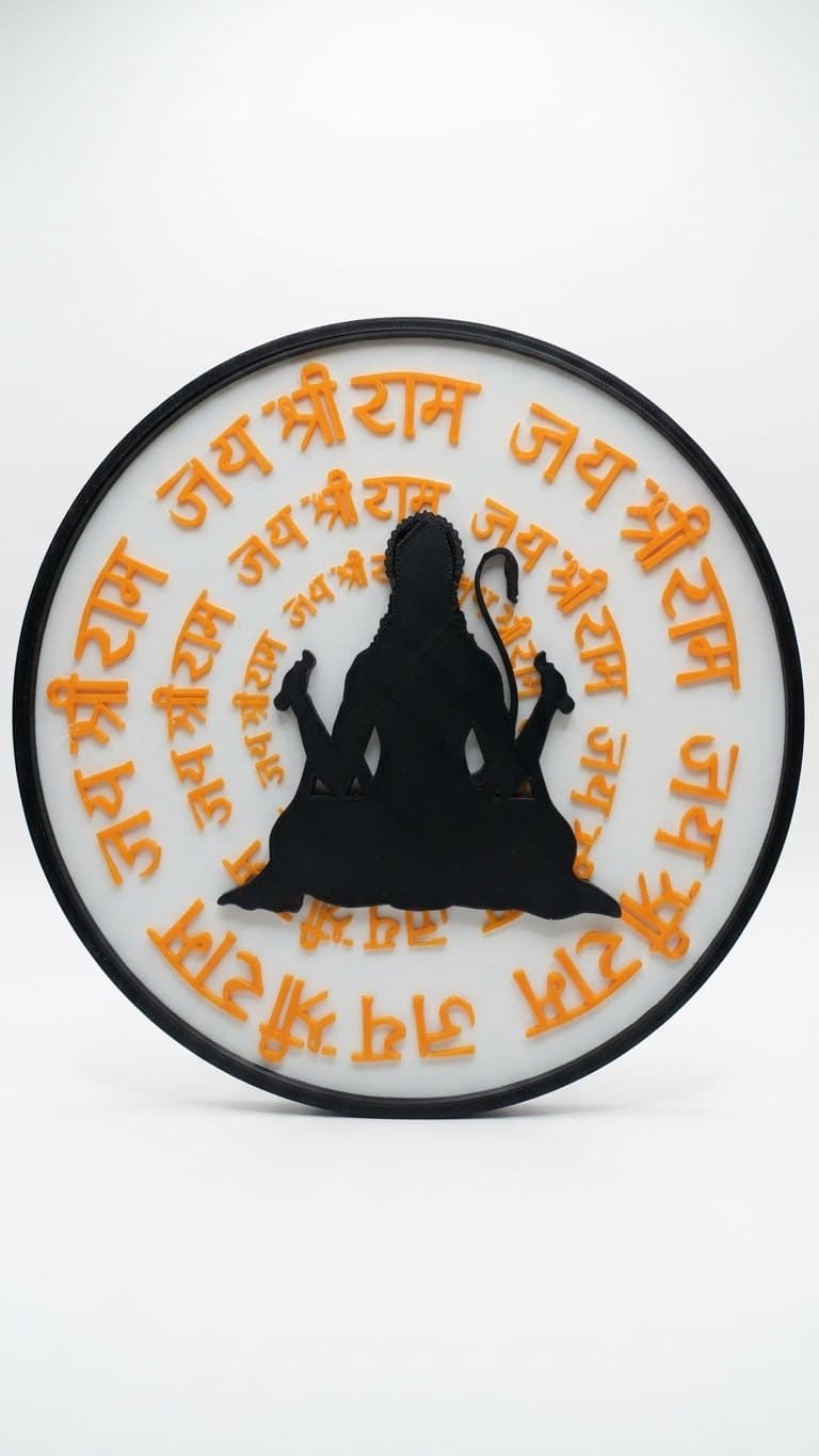 Hanuman Ji Wall Lamp — detail view 5