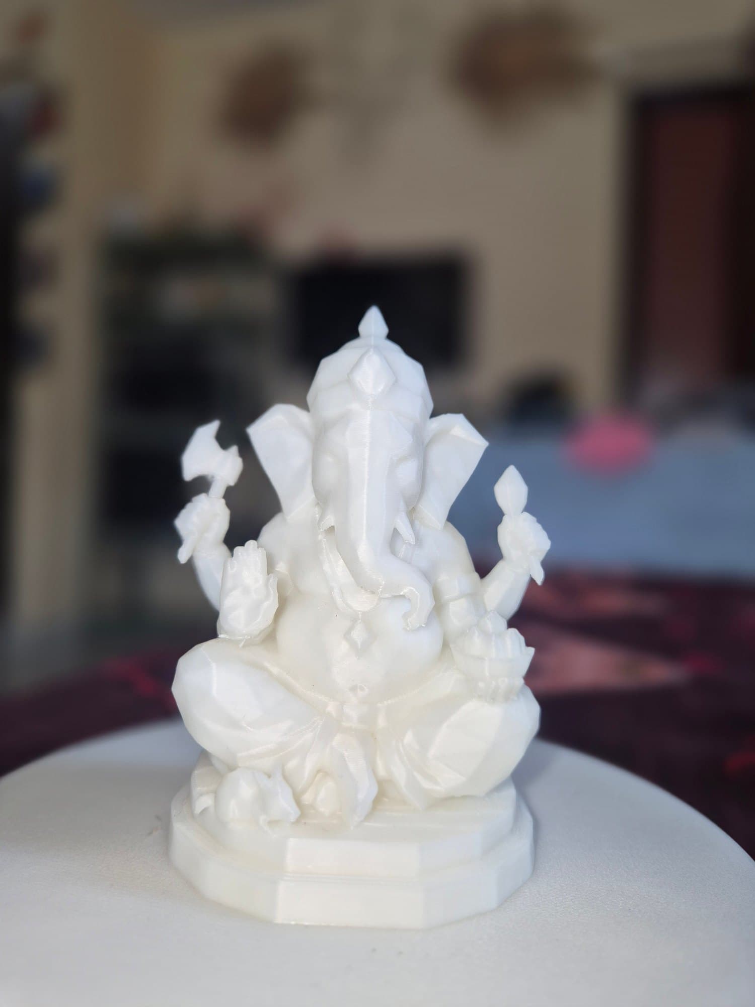 White Paper Fold Ganesh Idol — main product photo