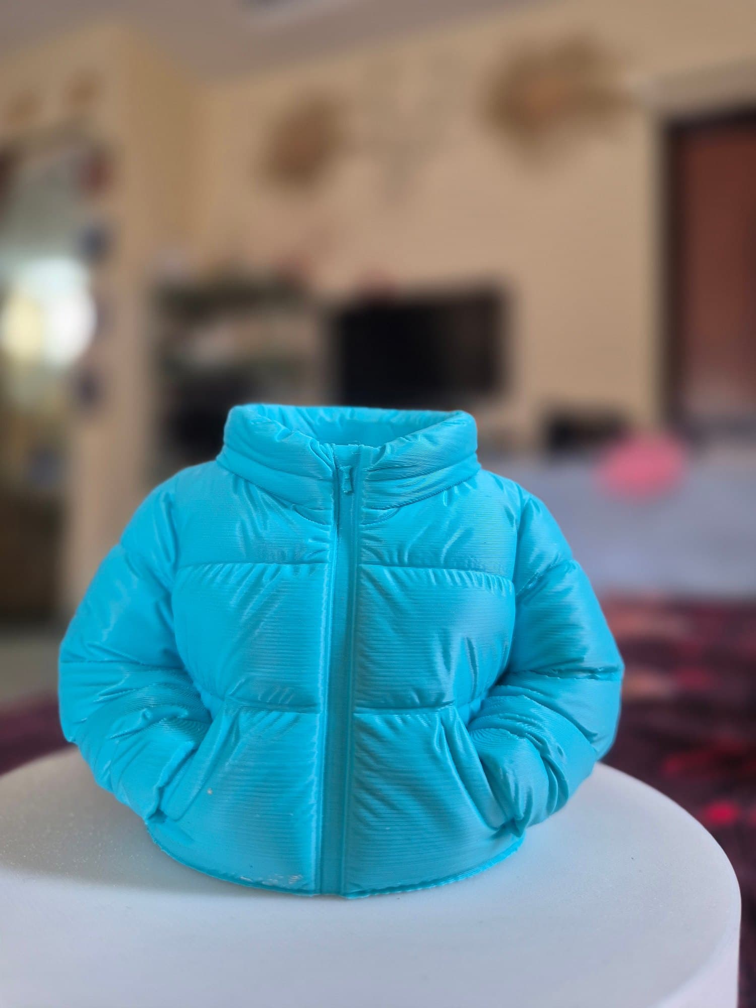 Puffy Jacket Pen Holder — Handcrafted Gifts by Dastaan Hyderabad