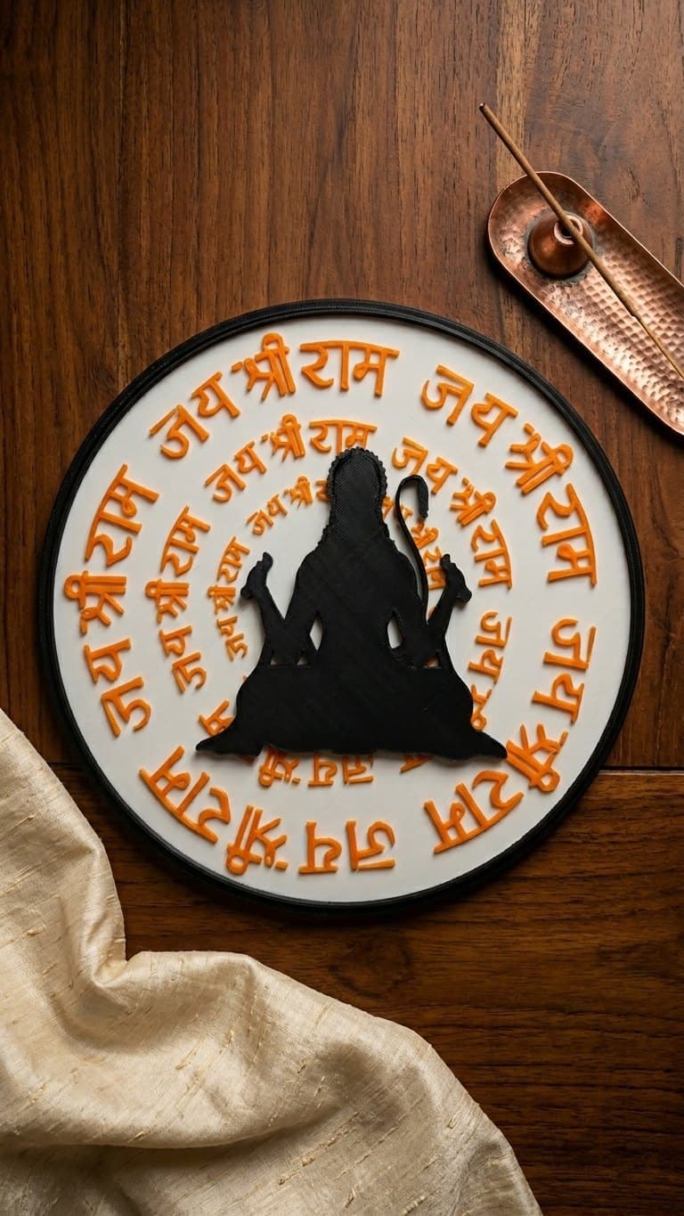 Hanuman Ji Wall Lamp — detail view 6