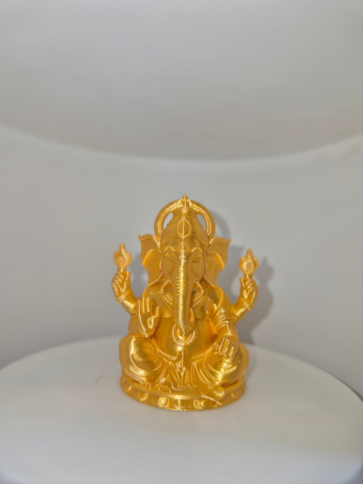 Ganesha Idol In Gold — Handcrafted Gifts by Dastaan Hyderabad