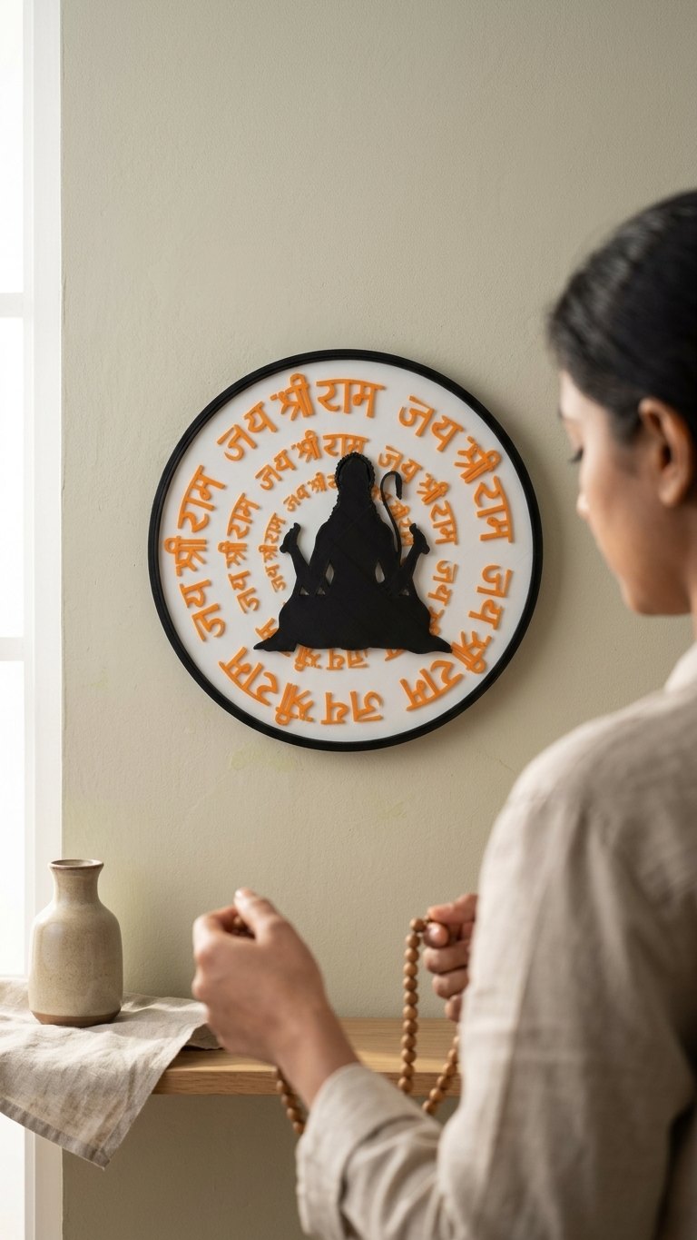 Hanuman Ji Wall Lamp