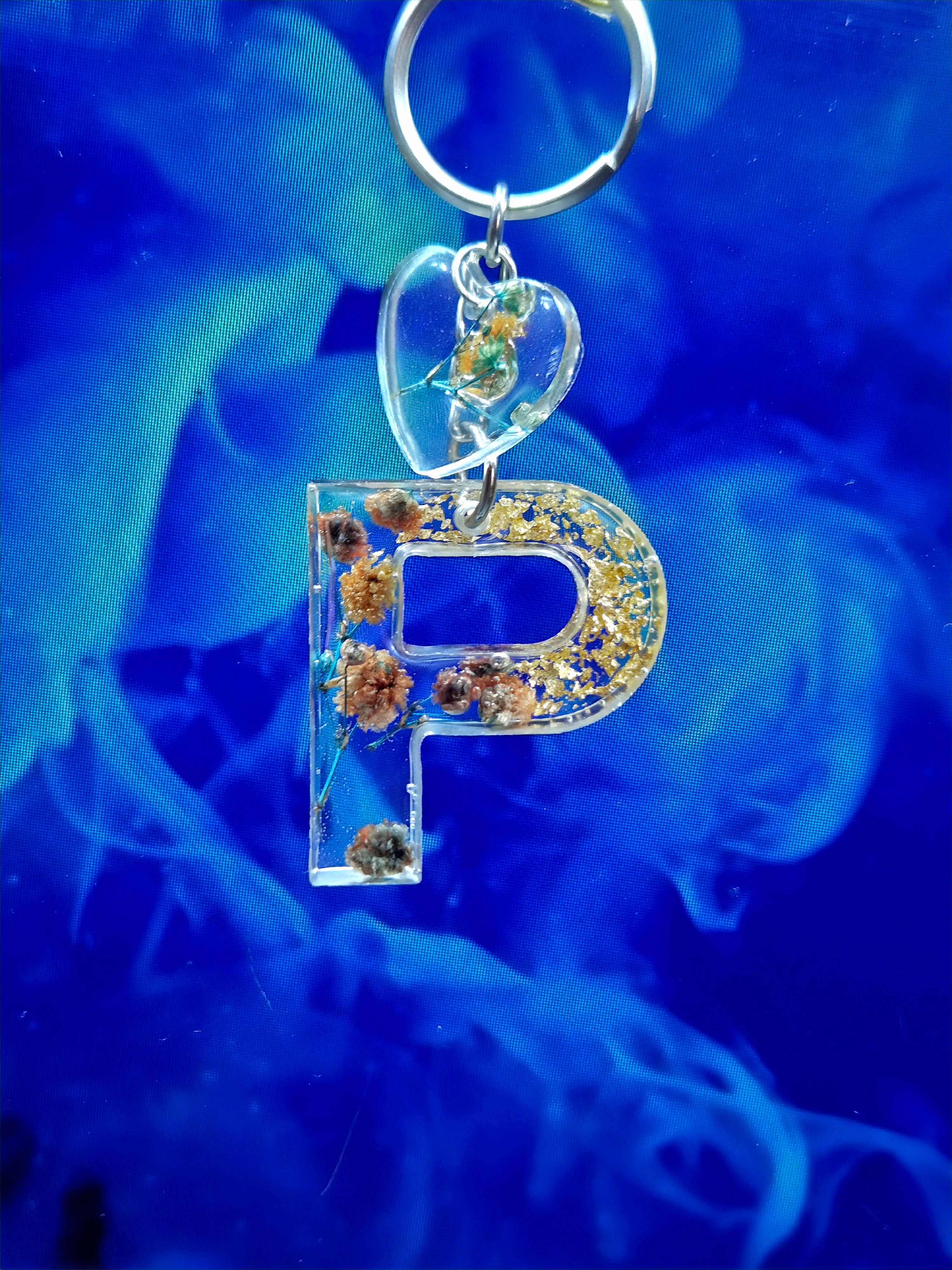 Real Flower Resin Keychain — Handcrafted Keychain by Dastaan Hyderabad