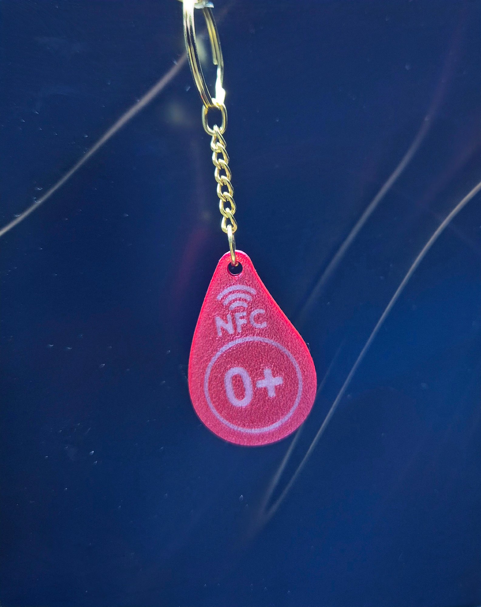 Blood Group Nfc Keychains — detail view 5