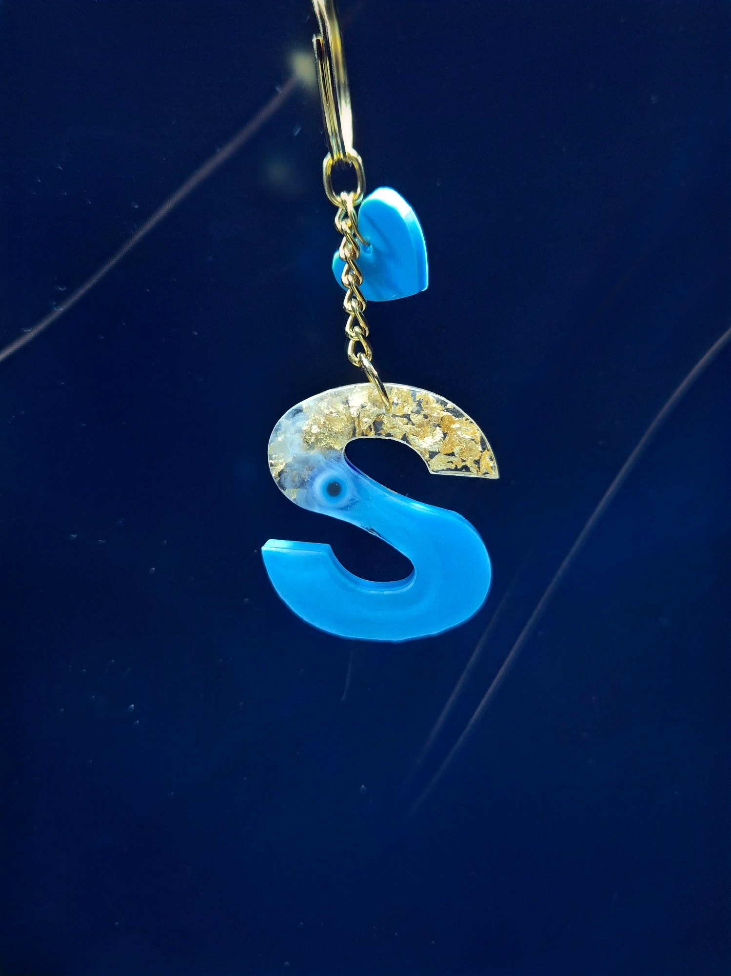 Evil Eye Protection with name — alternate angle