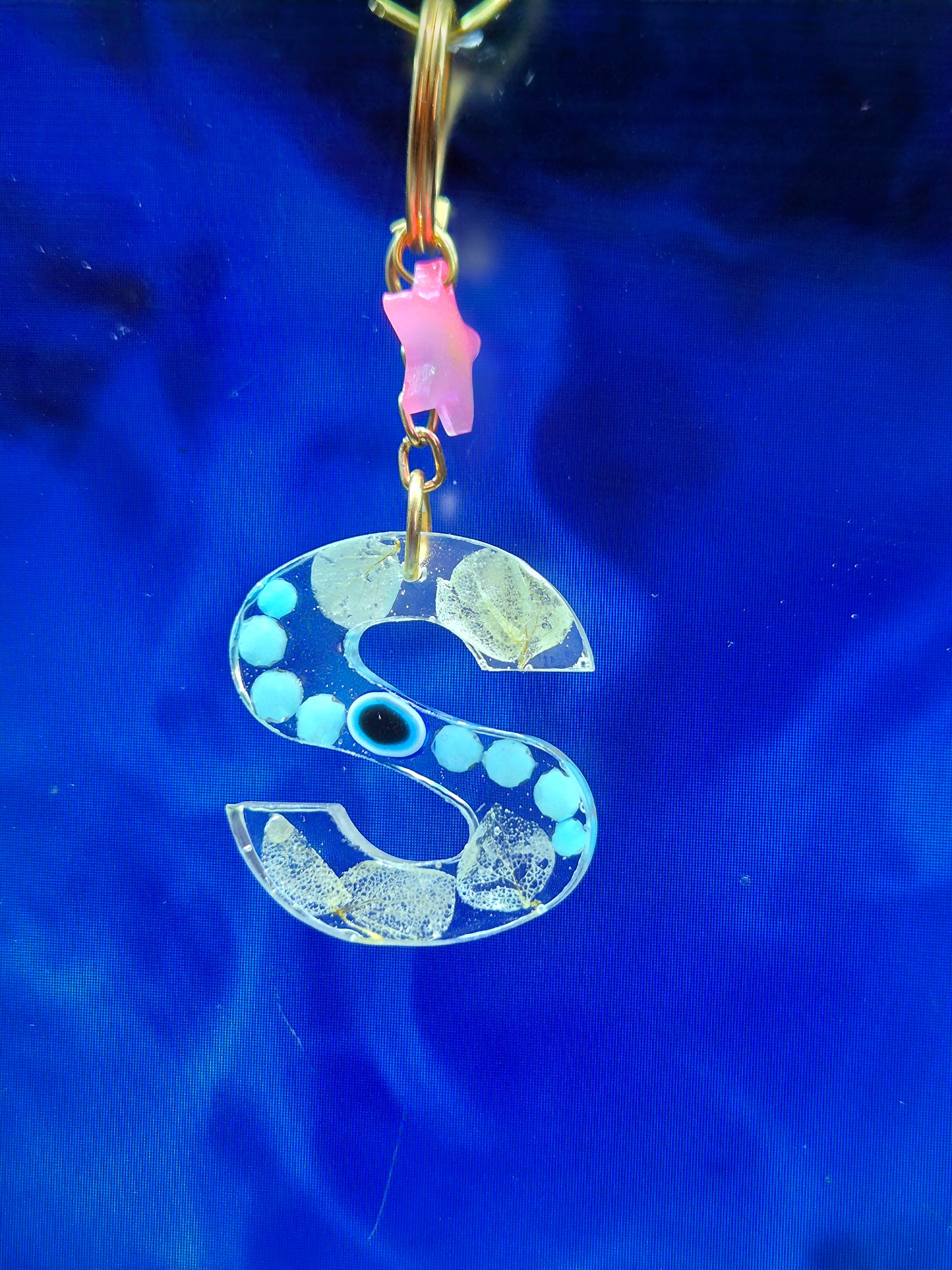 Evil Eye Resin Keychain — detail view 3