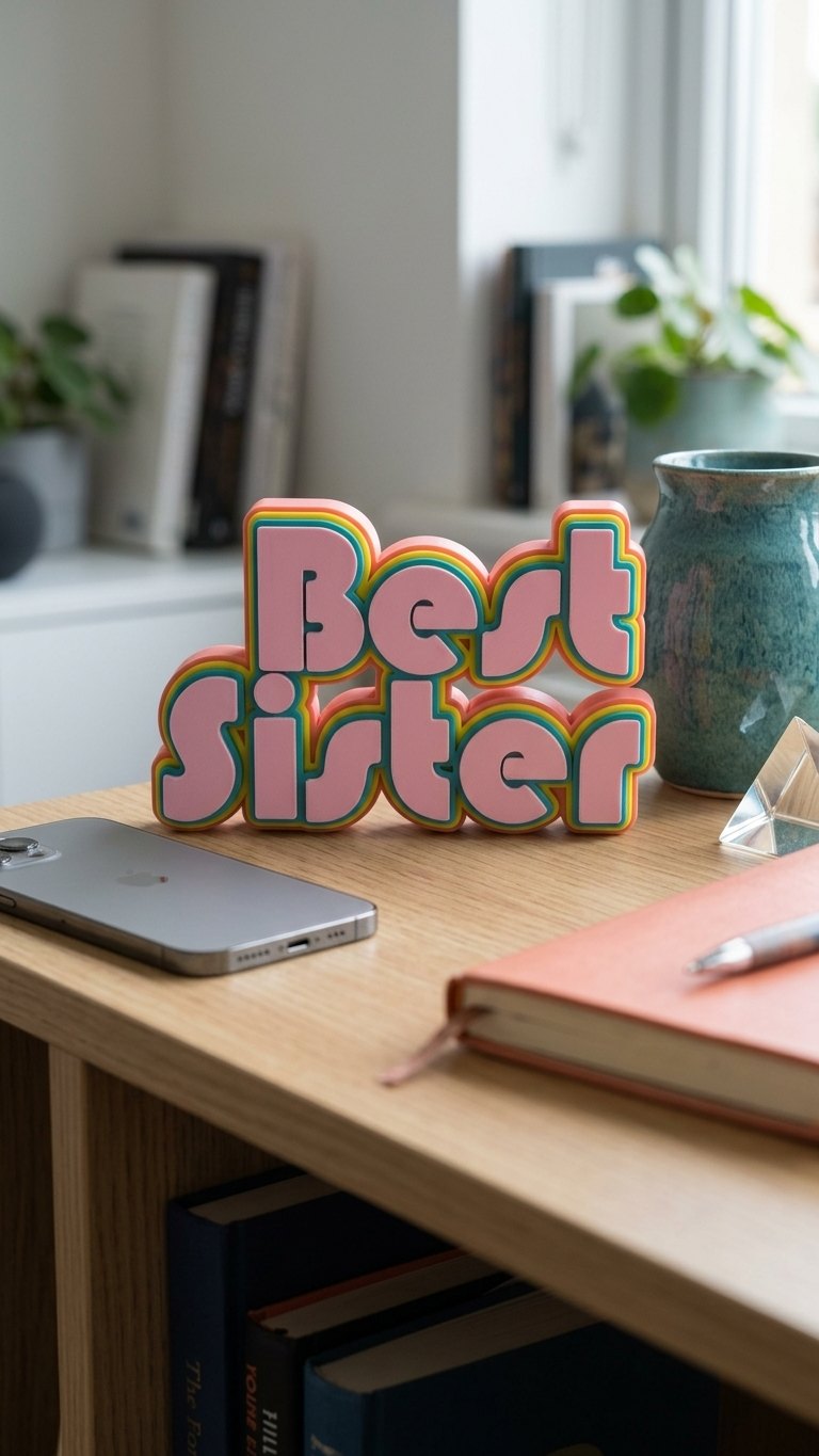 Best Sister Desk Plaque