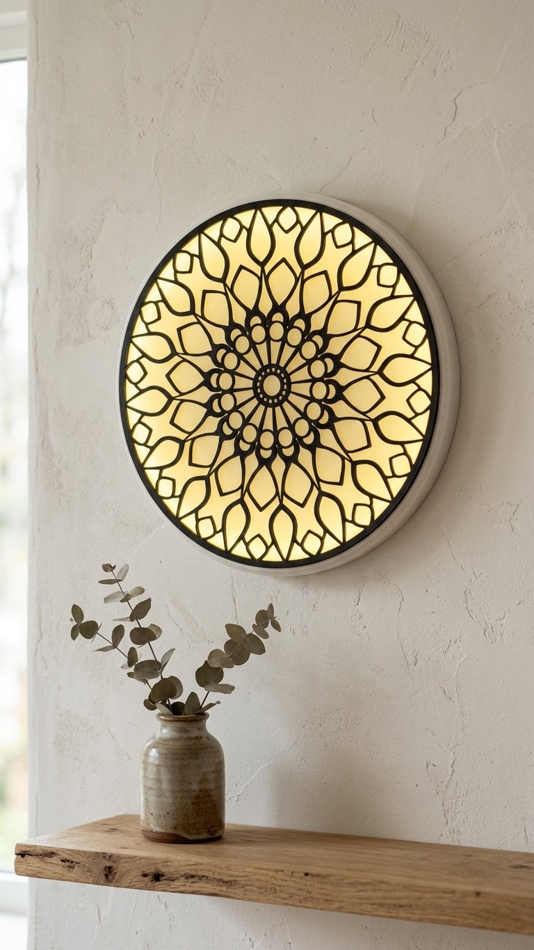 Mandala Art Wall Lamp