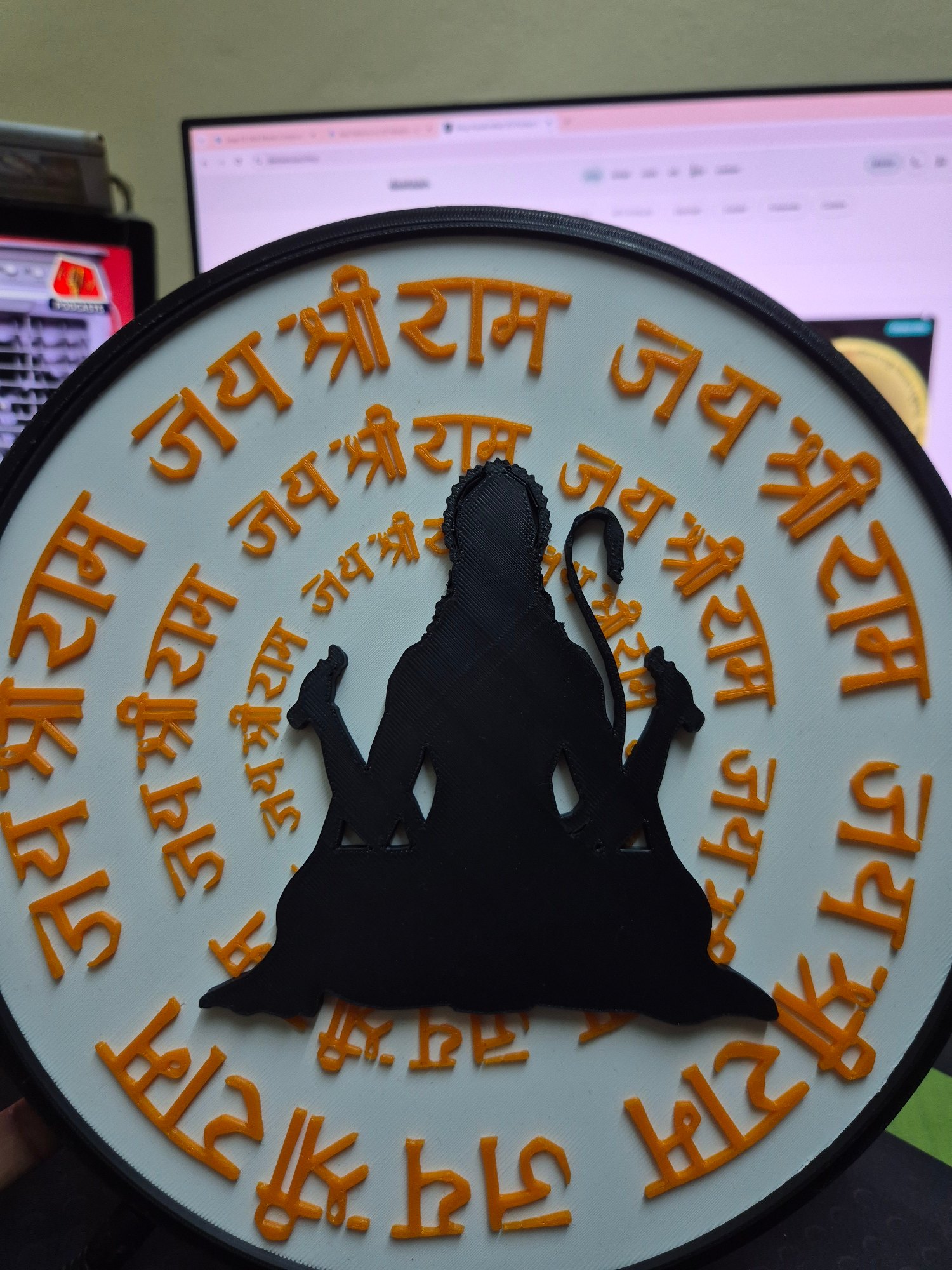 Hanuma Ji Wall Lamp — alternate angle