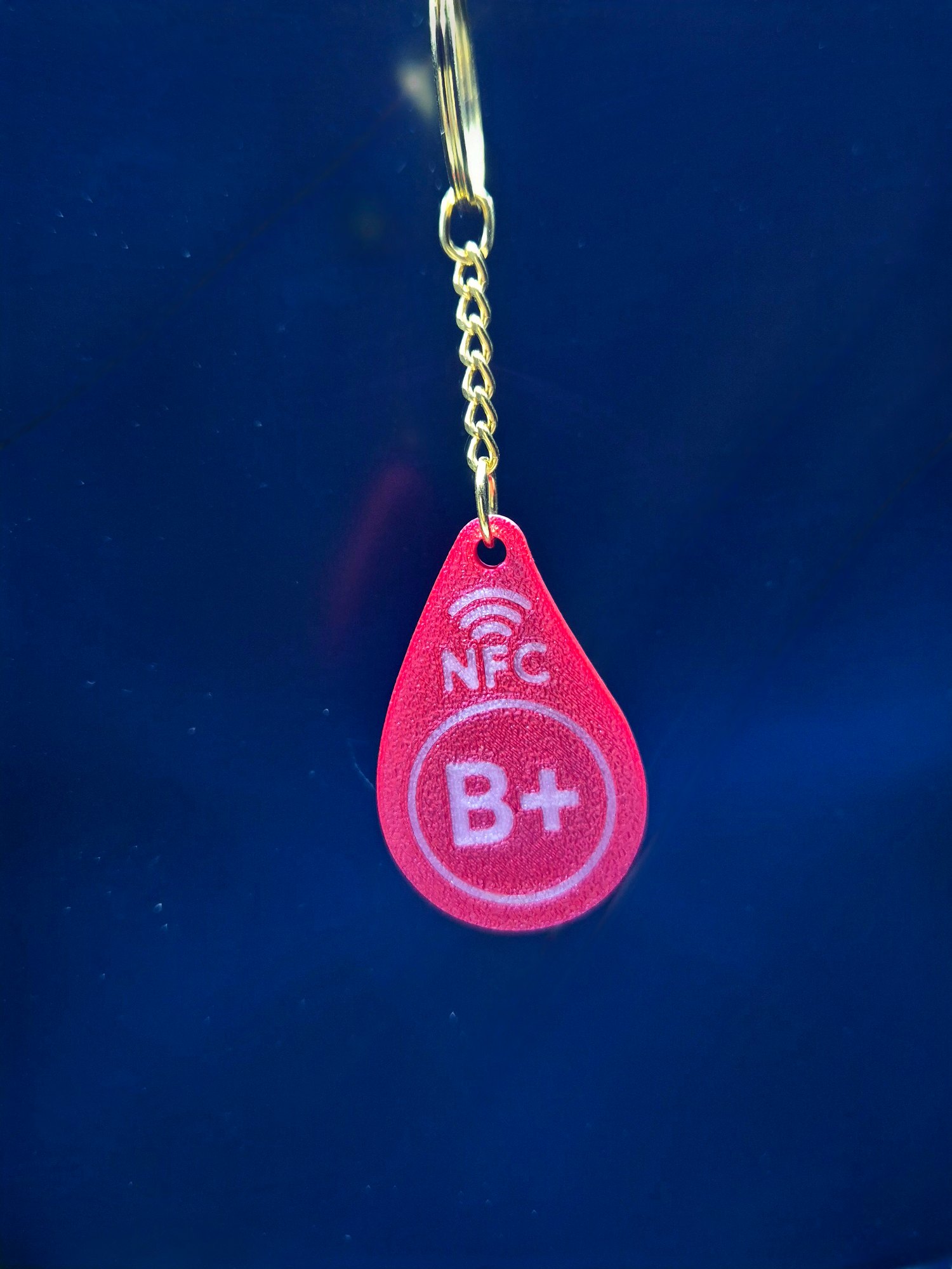 Blood Group Nfc Keychains — alternate angle
