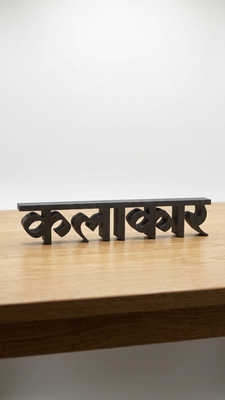 Custom 3D Name Sign