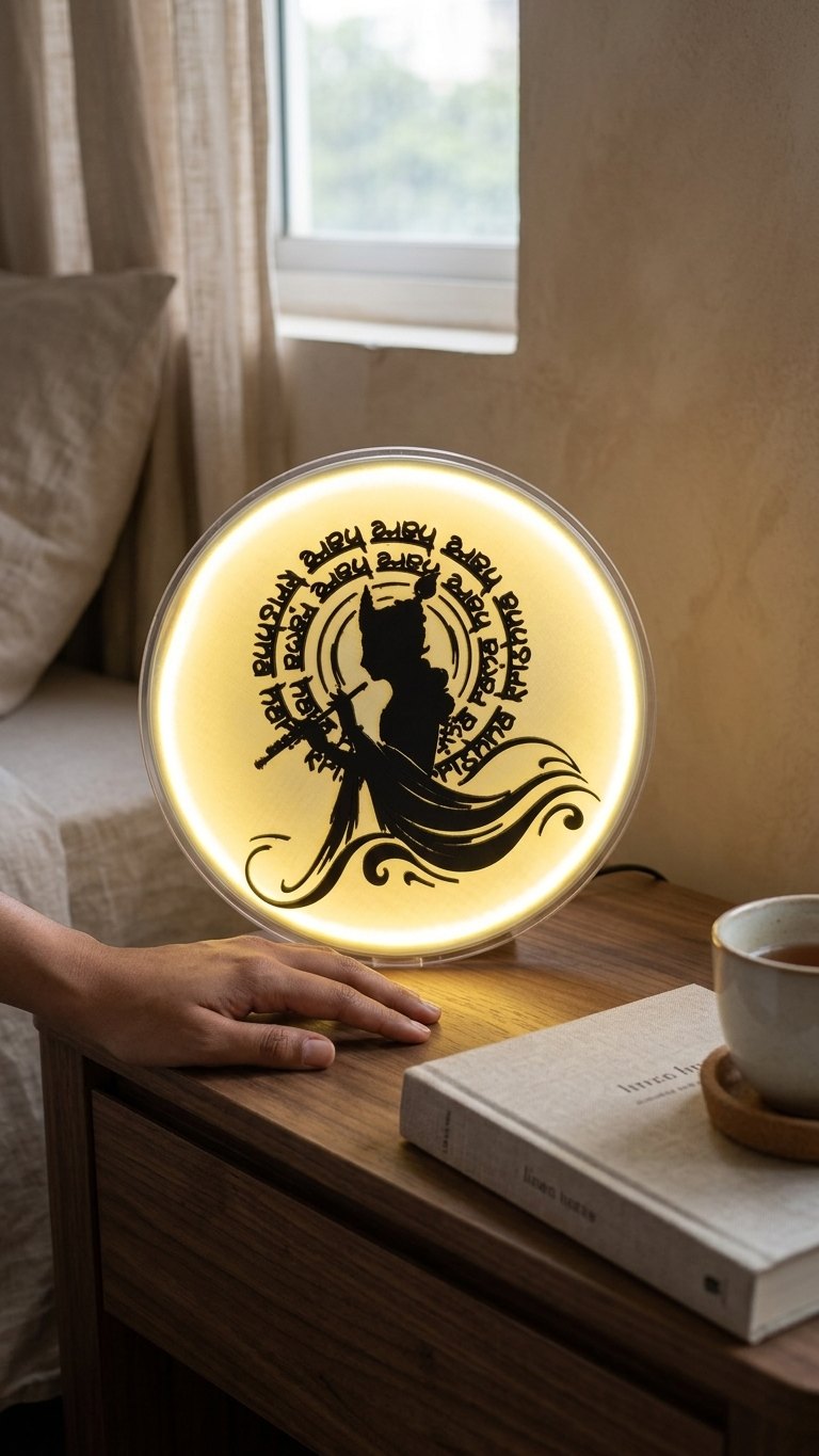 Hare Krishna Hare Rama Lamp